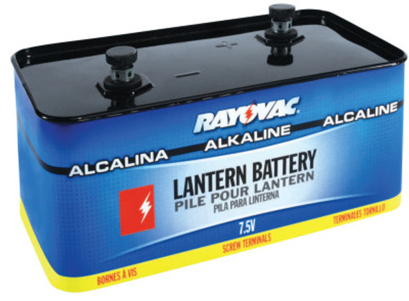Lantern Batteries, Industrial Alkaline, 7.5 V (4 EA / CA)