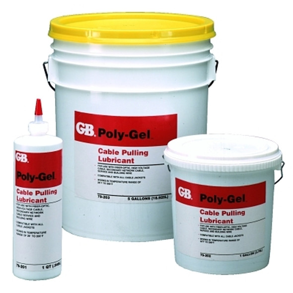 Gardner Bender Poly-Gel Cable Pulling Lubricants, 1 gal Pail (4 PAL / CS)