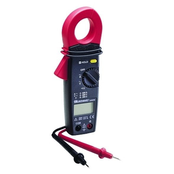 Auto-Ranging Digital Clamp Meters, Compact, 600 AAC (2 EA / BOX)