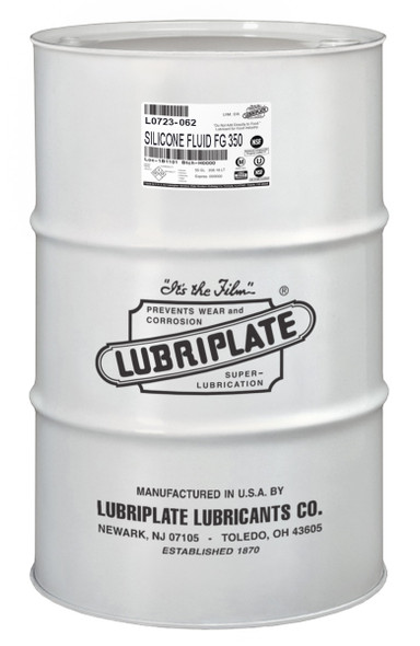Lubriplate FOOD GRADE SILICONE, H-1/food grade silicone-fortified fluid (55 Gal / 400lb. DRUM)