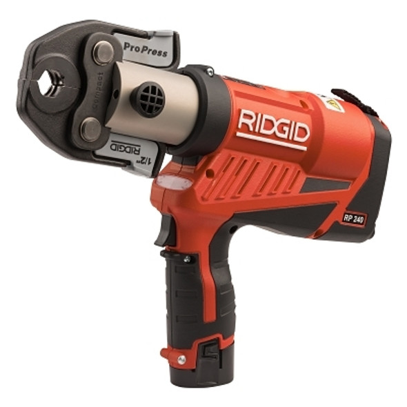 Ridgid RP 240 Press Tools Only, 12 V, Li-Ion Battery (1 EA / EA)