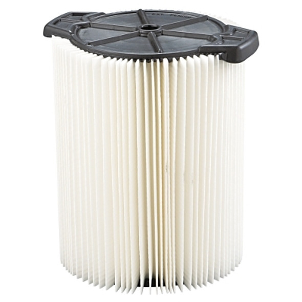 Ridgid Wet/Dry Vacuum Dust Filter, Used with Ridgid Wet/Dry Vacs 5 gal and Larger (1 EA / EA)