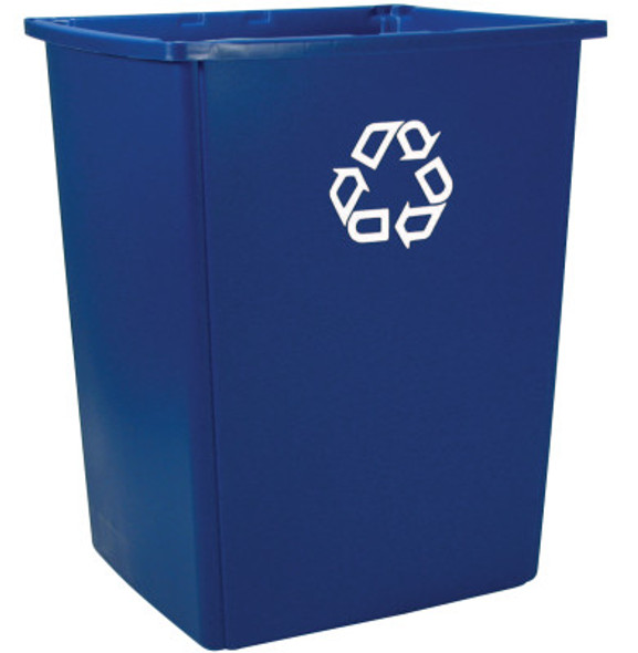 Newell Rubbermaid Glutton Recycling Containers, 56 gal, Blue (4 EA/PK)