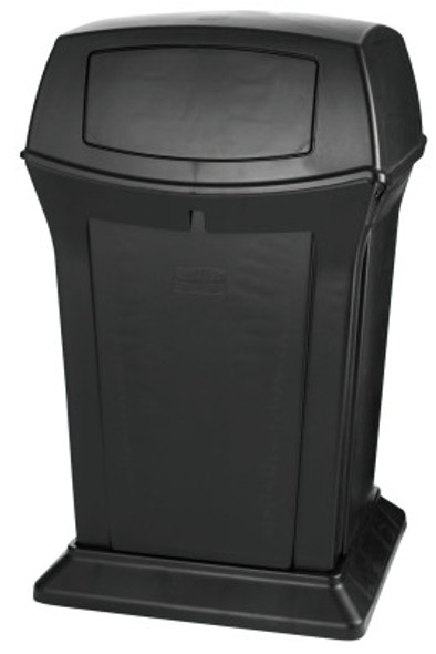 Newell Rubbermaid Ranger Containers, 45 gal, Black (1 EA/BOX)