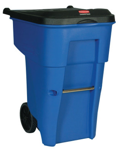 Newell Rubbermaid Brute Roll Out Containers, 65 gal, Blue (1 EA/CG)