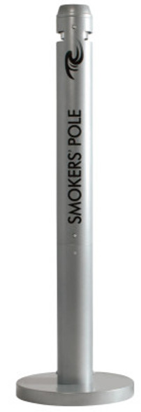 Newell Rubbermaid Smokers' Poles, 41 in h, Black (1 EA/EA)