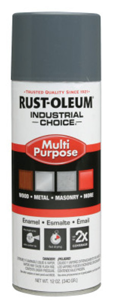 RUST-OLEUM UNIVERSAL GRAY IND.CHOICE PAINT 12OZ. F. WT (6 CAN / CS)