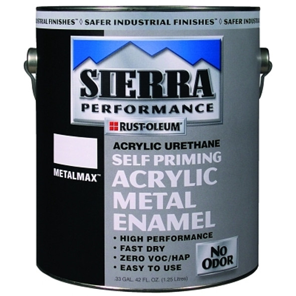 Rust-Oleum Sierra Performance Metalmax DTM Acrylic Enamels, 1 Gal Can, Black (2 EA / CA)