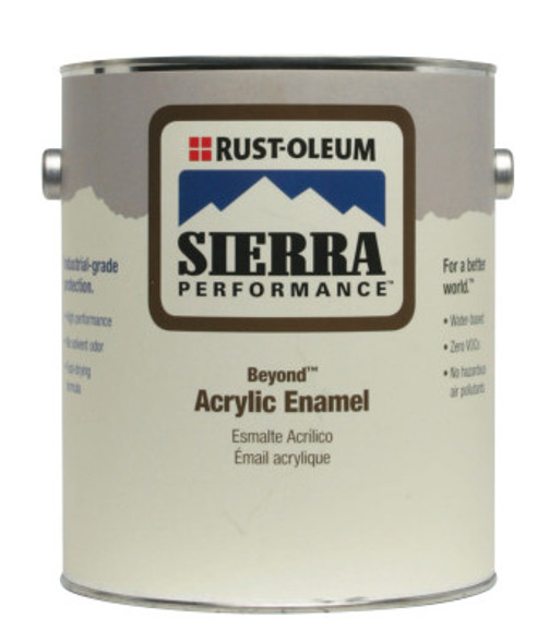 Rust-Oleum Industrial Sierra Performance Beyond Multi Purpose Acrylic Enamels, 1 Gal, Black, Satin (2 GAL/BIT)