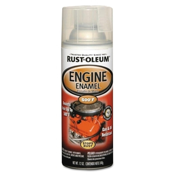 Rust-Oleum Automotive Engine Enamel, Clear, Gloss Finish, 11 oz Aerosol Can (6 EA / CA)