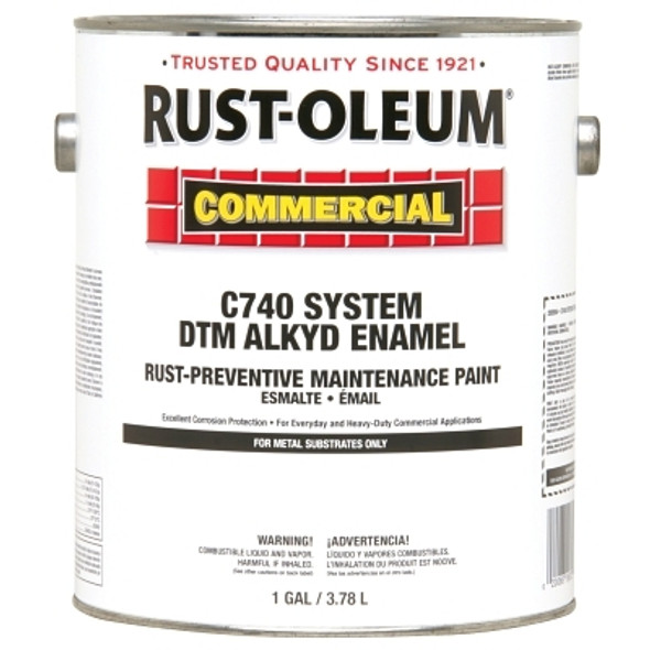 Rust-Oleum Alkyd Enamel Flat Black Rust-Preventative Maintenance Paint (1 EA / EA)