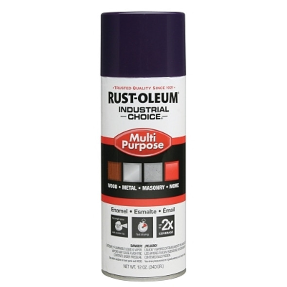 Rust-Oleum Industrial Choice 1600 System Enamel Aerosols, Purple, Gloss (6 CN / CA)