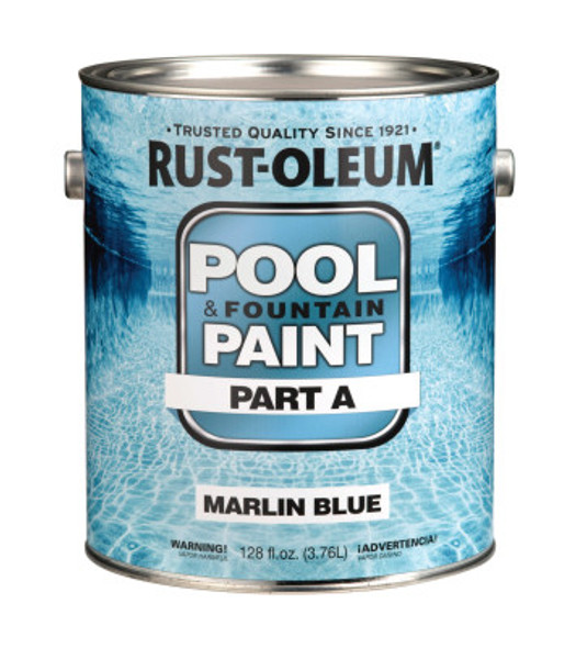 Rust-Oleum Industrial High Performance Epoxy Pool and Fountain Paints, 2 Gal Can, White, Flat (2 CA/BX)