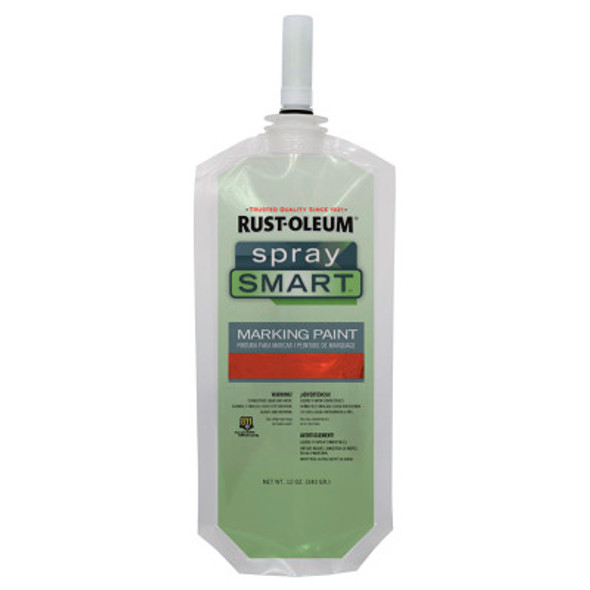 Rust-Oleum Industrial SpraySmart Marking Paint Pouches, 10.5 oz, Safety Red (12 EA/CA)
