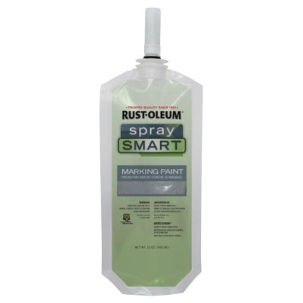 Rust-Oleum Industrial SpraySmart Marking Paint Pouches, 10.5 oz, Silver (12 EA/DZ)