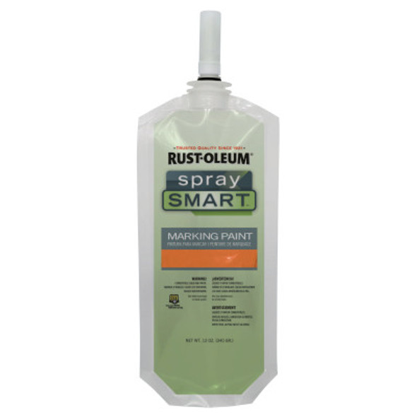 Rust-Oleum Industrial SpraySmart Marking Paint Pouches, 10.5 oz, Alert APWA Orange (12 EA/EA)