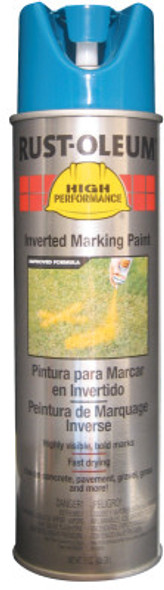 Rust-Oleum Industrial High Performance V2300 Inverted Marking Paints,15oz, Caution Blue, Semi-Gloss (6 CAN/DZ)