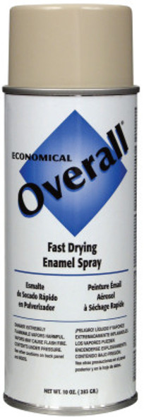 Overall Economical Fast Drying Enamel Aerosols, 10 oz Aerosol Can, Gloss Brown (6 CAN / CS)