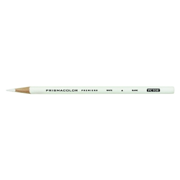 Prismacolor Thick Lead Art Pencil, Soft, White (12 EA / DOZ)