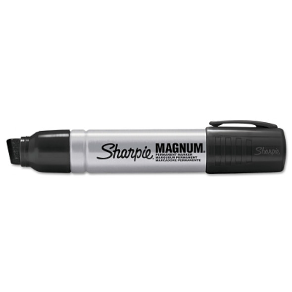 Sharpie Magnum Permanent Marker, Black, Oversized, Broad Chisel Tip, 12 EA/DZ (12 EA / DZ)