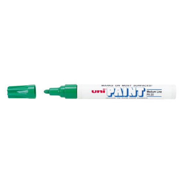 Sanford Uni-Paint Opaque Oil-Based Paint Markers, Bullet, Medium, Green (12 BX/PA)