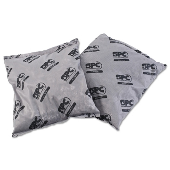 ALLWIK Pillows, Absorbs 28 gal/bale, 18 in Long, Gray (1 CS / CS)