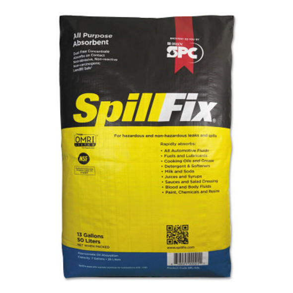 SpillFix Granular Bags, Absorbs 7 gal, Coconut Coir (1 EA)