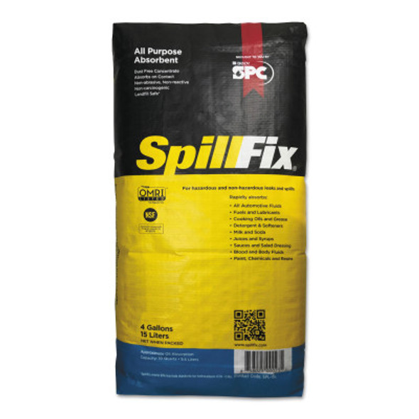 SpillFix Granular Bags, Absorbs 2 gal, Coconut Coir (1 EA)