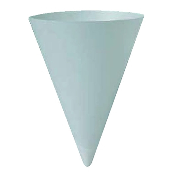 Solo Paper Cone Water Cups, 6 oz, White (1 CA / CA)