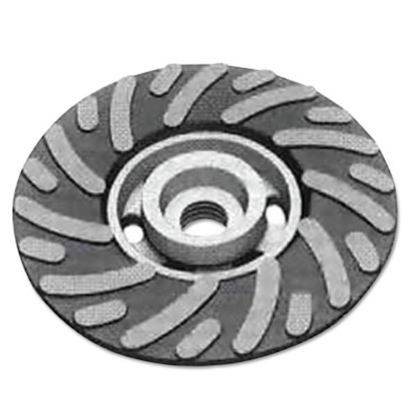 Spiralcool Smooth Bore Backing Pad, 11,000 rpm, 4 1/2 in x  5/8 in, Medium (1 EA / EA)