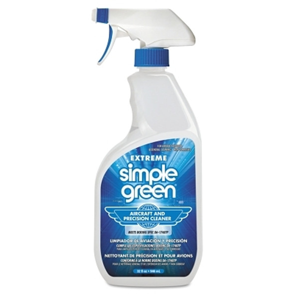 Simple Green Extreme Aircraft & Precision Cleaner, 32 oz Trigger Spray Bottle (12 BO / CA)