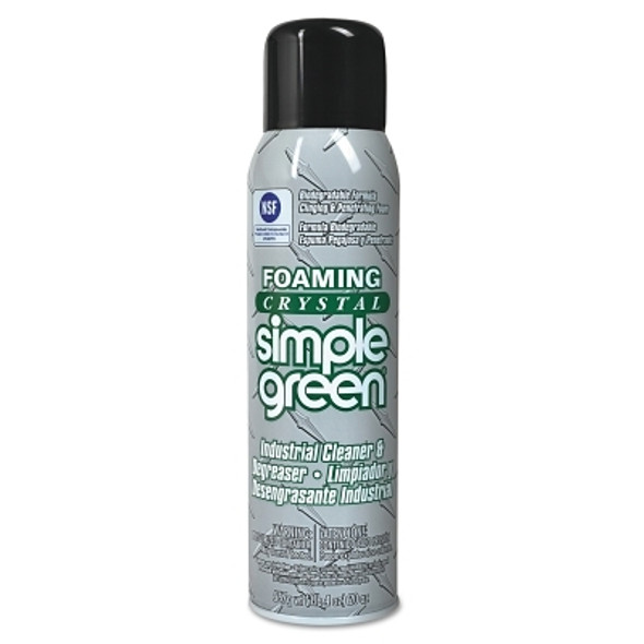 Simple Green Foaming Crystal Simple Green Industrial Cleaner and Degreaser, 20 oz, Aerosol Can, Unscented (12 CN / CA)