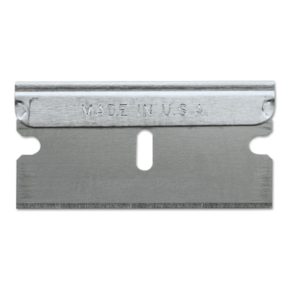 Single-Edge Razor Blades, 1-1/2 in L, High-Carbon Steel (100 EA / PK)