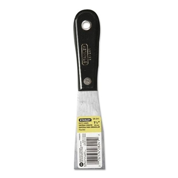 Nylon Handle Putty Knives, 1 1/2 in Wide, Flexible Blade (1 EA)