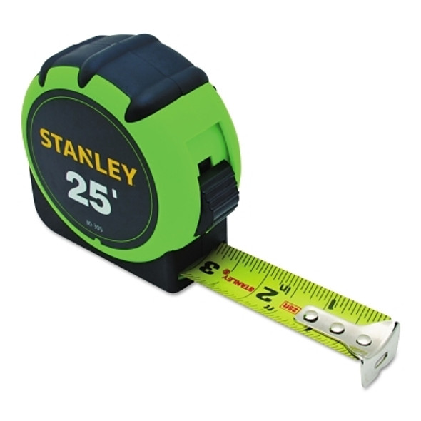 Stanley Hi-Vis Tape Rule, 1 in x 25 ft (1 EA / EA)