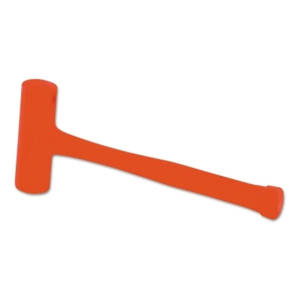 Compo-Cast Slimline Head Soft Face Hammers, 21 oz Head, 1 3/4 in Dia., Orange (1 EA)