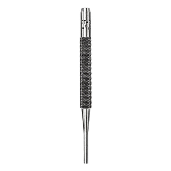 Drive Pin Punches, 4 in, 1/8 in tip, Steel (1 EA)