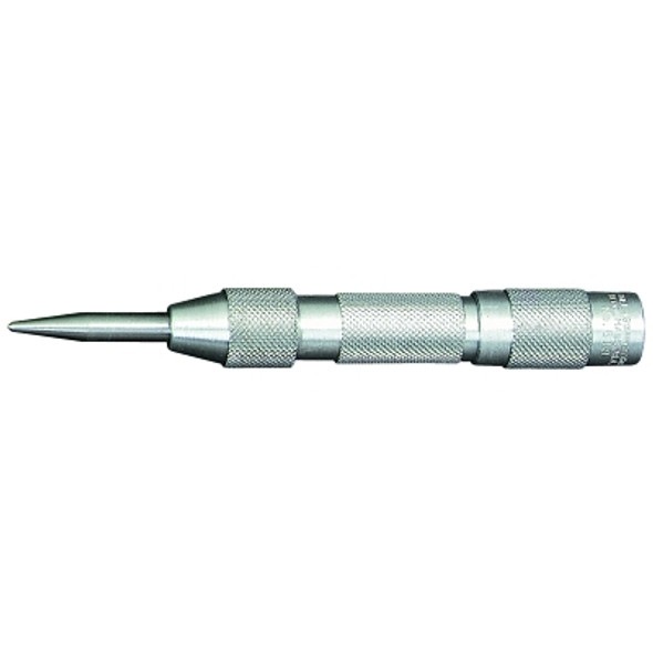 Automatic Center Punch, 5 in L, 5/8 in Tip, Aluminum (1 EA)