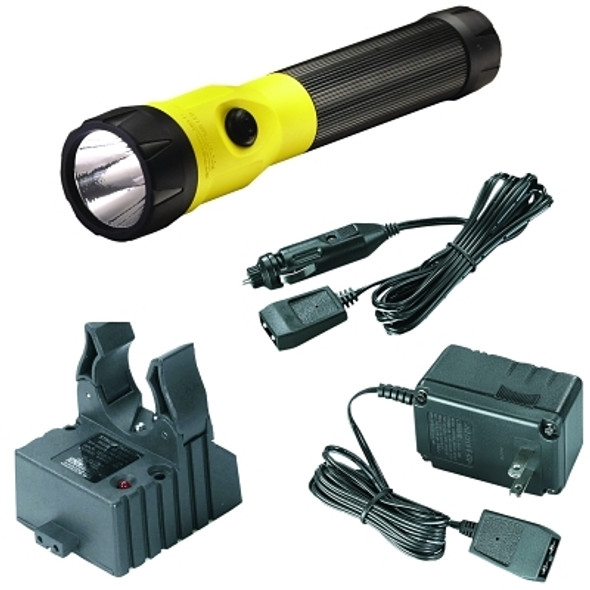 Streamlight PolyStinger LED Rechargeable Flashlights, 1 3-Cell, 185 lumens, Yellow (1 EA / EA)