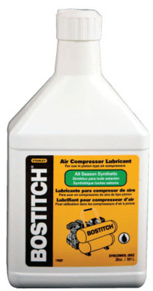 Bostitch Air Compressor Synthetic Oils, 20 oz, Bottle (6 BO/BIT)