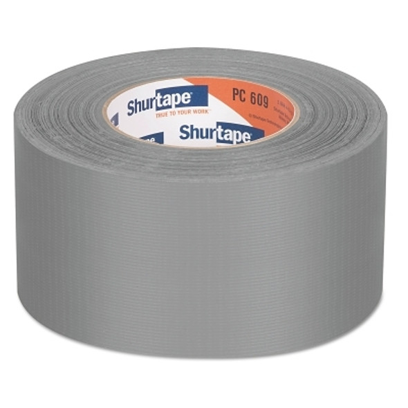 Shurtape PC 609 Performance Grade Duct Tapes, 72 mm x 55 M x 10 mil, Silver (16 RL / CA)