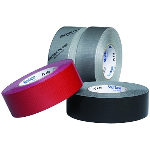 Shurtape Industrial Grade Duct Tapes, Silver, 2 in x 60 yd x 10 mil (24 ROL / CS)