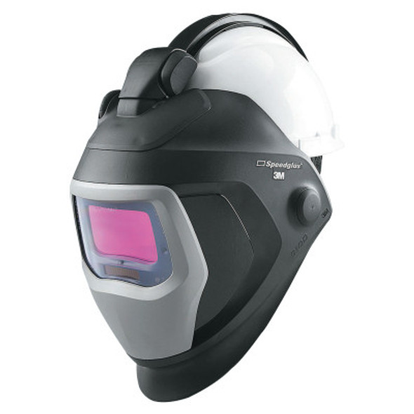 3M Speedglas 9100 Series Helmets, Quick Release, 8-13; Shade 5, Black (1 EA/BG)