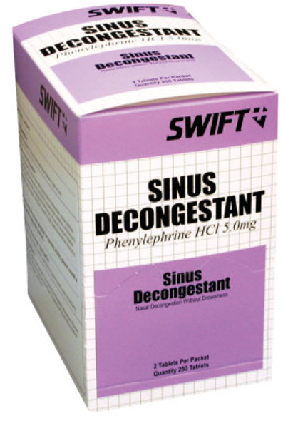 Honeywell Sinus Decongestant Tablets, Unflavored (1 BX/EA)