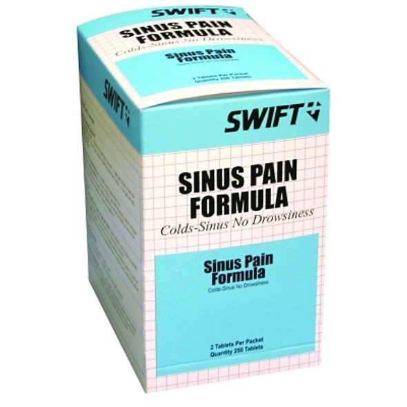 Sinus Pain Formula Tablets, Unflavored, 250 per box (1 BX / BX)