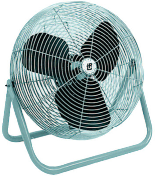 Industrial Floor Fans, 12 in, 1/2 hp, 3-Speed (1 EA)