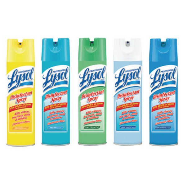 Lysol Brand III Disinfectant Spray, Waterfall Scent, 19 oz Aerosol (12 CA/BX)