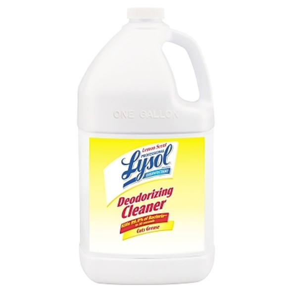 Reckitt Benckiser Professional Lysol Brand Disinfectant Deodorizing Cleaner, Lemon, 1 Gallon (1 CA / CA)