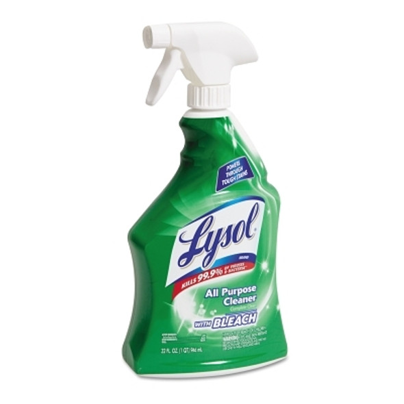 LYSOL Brand Power White & Shine Multi-Purpose Cleaner with Bleach, 32oz Spray Bottle (12 EA / CT)