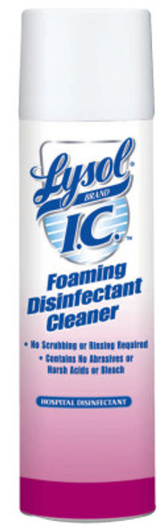 Lysol Brand II I.C. Foaming Disinfectant Cleaner, 24 oz Aerosol Can (12 EA)